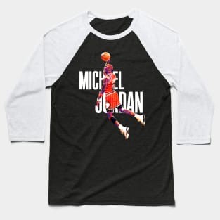 Michael Jordan Dunk WPAP Baseball T-Shirt